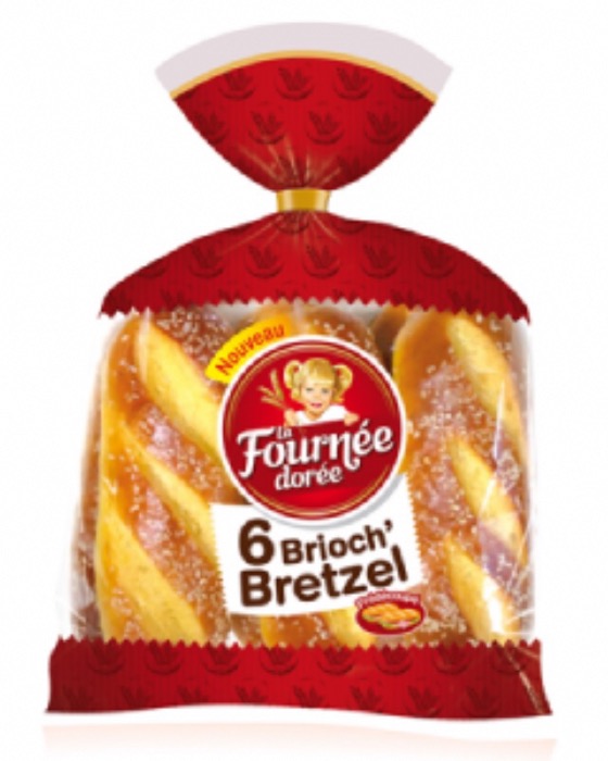 Brioche Bretzel La Fournée Dorée 6 x 400g/Sachet