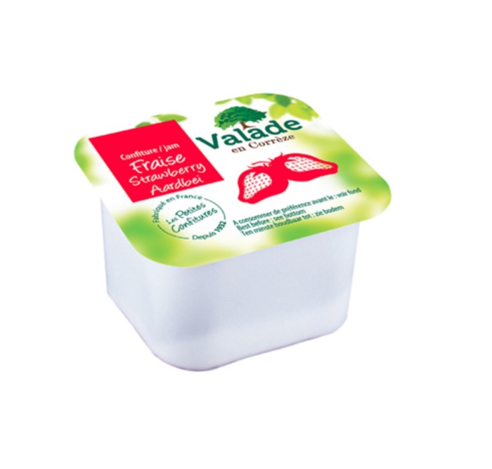Valade Confiture de Fraise 120 x 30g/Carton