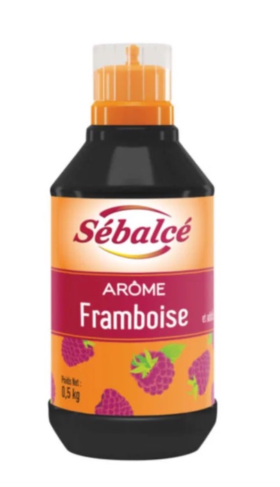 Sébalcé Arôme et Colorants Framboise 500g/Flacon