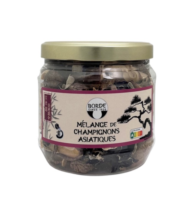 BORDE Champignon Mélange de Champignons Asiatiques 100g/Boite