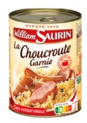 Choucroute Garnie Cuisinée au Vin Blanc William Saurin 800G/Boite