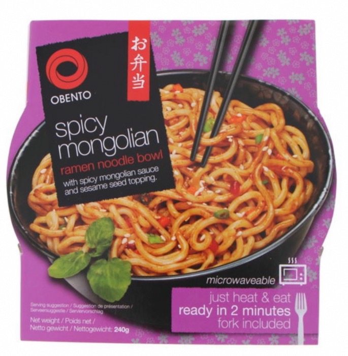 Nouilles Style Ramen En Bol - Epices De Mongolie 240g/Bol