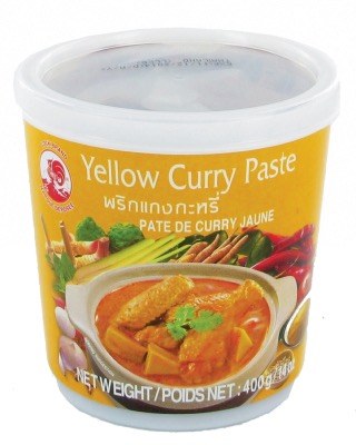 Pâte de Curry Jaune Massaman 400g - Marque Coq 
