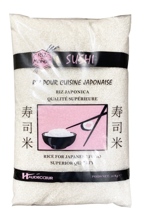 Riz pour Sushi Qualité Supérieure Riz du Monde 10kg/Sac