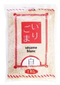 Sésame Blanc Grillés 1kg/sachet