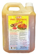 Sauce Thaïlandaise Pimentée Sucrée (aigre-douce) Spéciale pour Viande et Volaille 4,5L/Bidon