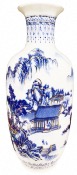 Grande Vase Porcelaine Chinoise Style de la Dynastie Ming 