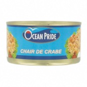 Chair blanche de crabe en conserve - Origine FRANCE - Marque Ocean Pride - 170G