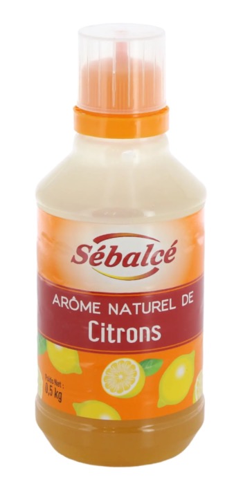 Sébalcé Arôme Naturel de Citrons 500g/Flacon