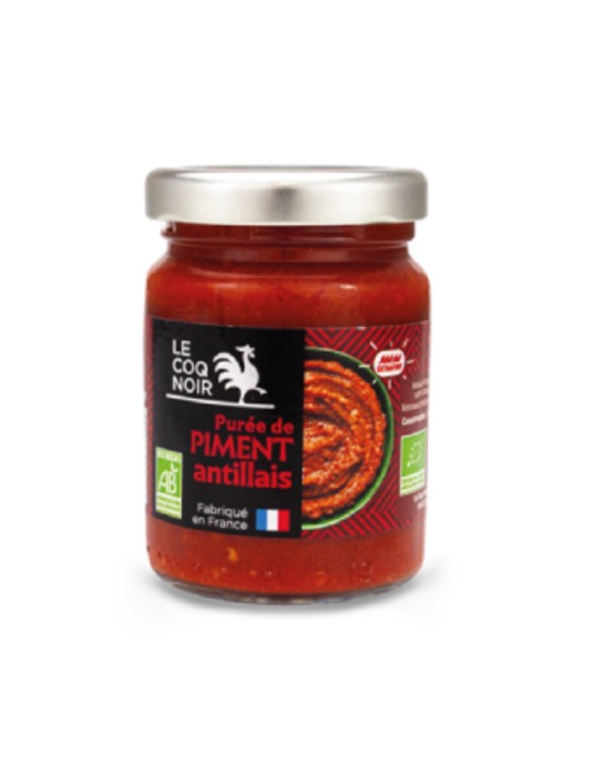 Le Coq Noir Purée de Piment Antillais BIO 85g/Pot