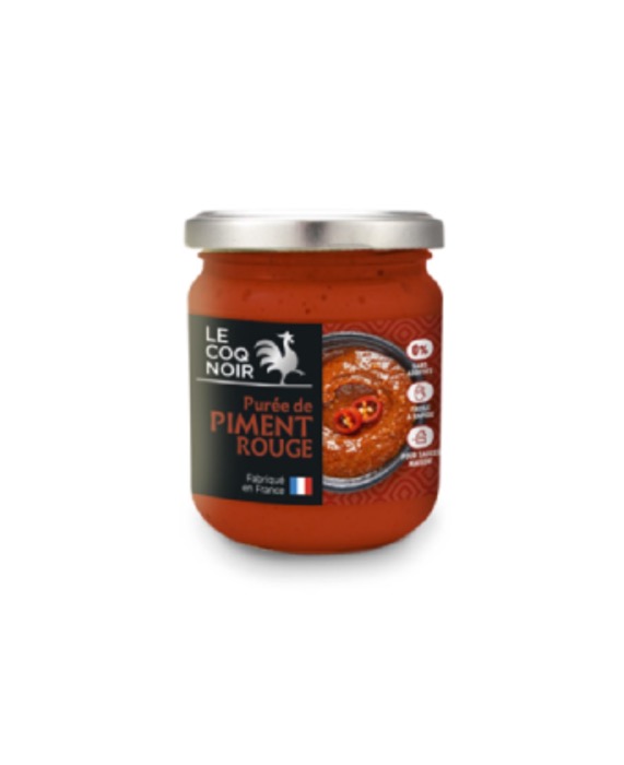 Le Coq Noir Purée de Piment Rouge de Provence 200g/Pot
