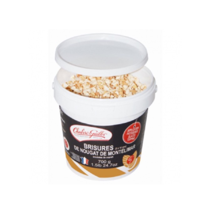 Nougat Chabert Et Guillot Brisures de Nougat de Montélimar 700g/Pot