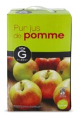 Pur Jus de Pomme Gilbert 5L/Boite