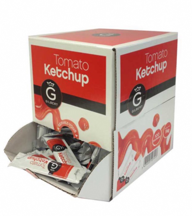 Sauce Ketchup 100 x Bûchettes 10g - Gilbert