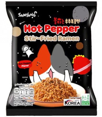 Samyang Ramen Sauté Piquant Hot Pepper 120g/Sachet