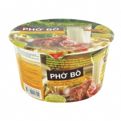 Soupe PHO BO vietnamienne en bol saveur boeuf 65g