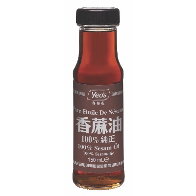 Pure huile de sésame 100% 150ML - Marque Yeo's