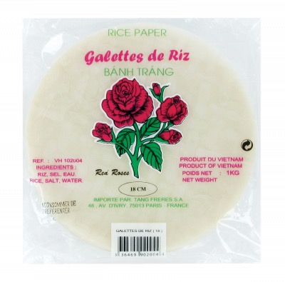 Galettes de Riz Red Roses 18cm - 1kg/Sachet