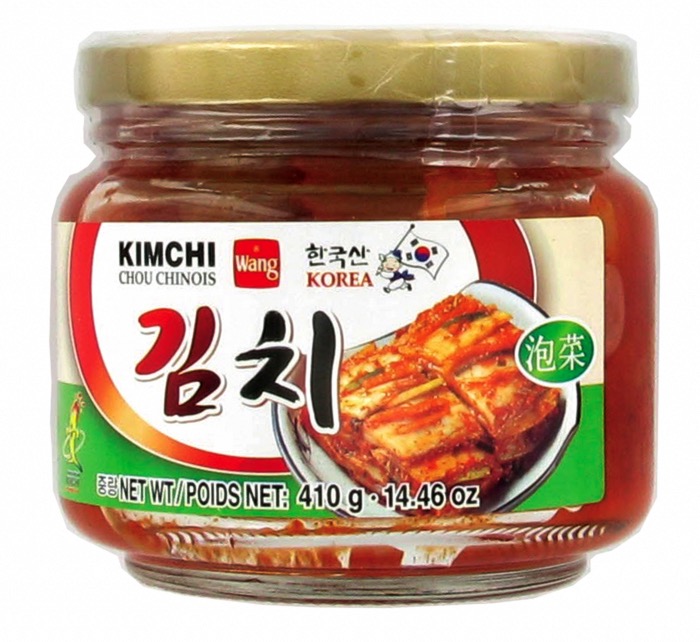 Kimchi en bocal (chou chinois pimenté) 410g - Marque WANG