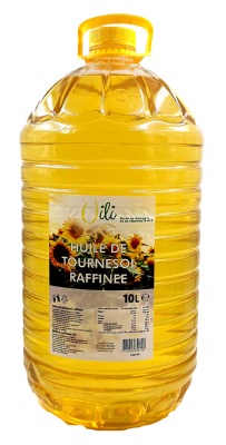 Huile végétale de tournesol 10L pour friture - Marque UILI